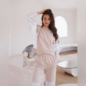 Feat | Helen Owen x Feat Tri-Colorblock Crewneck | NWT